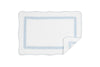 Astor Braid Tub Mats by Matouk Schumacher Light Blue Tub Mat 24 x 36 at FIG LINENS AND HOME 2