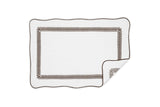 Astor Braid Tub Mats by Matouk Schumacher Mocha Tub Mat 24 x 36 at FIG LINENS AND HOME 1