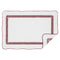 Astor Braid Tub Mats by Matouk Schumacher Red Tub Mat 24 x 36 at FIG LINENS AND HOME 6