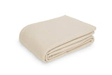 Matouk Avalon Cotton Blanket in Champagne at Fig Linens and Home