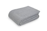 Matouk Avalon Cotton Blanket in Navy Blue at Fig Linens and Home
