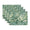 Matouk Schumacher Emerald Green Balthazar Placemats at Fig Linens and Home - Set of 4