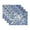 Matouk Schumacher Lapis Blue Balthazar Placemats at Fig Linens and Home - Set of 4