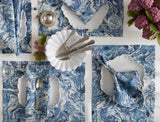 Matouk Schumacher Balthazar Placemats at Fig Linens and Home - Linen Placemats Lifestyle View 4