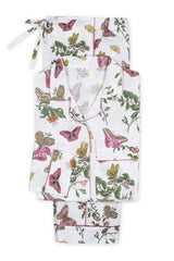 Baudin Butterfly Pajamas by Matouk in Pink at Fig Linens and Home