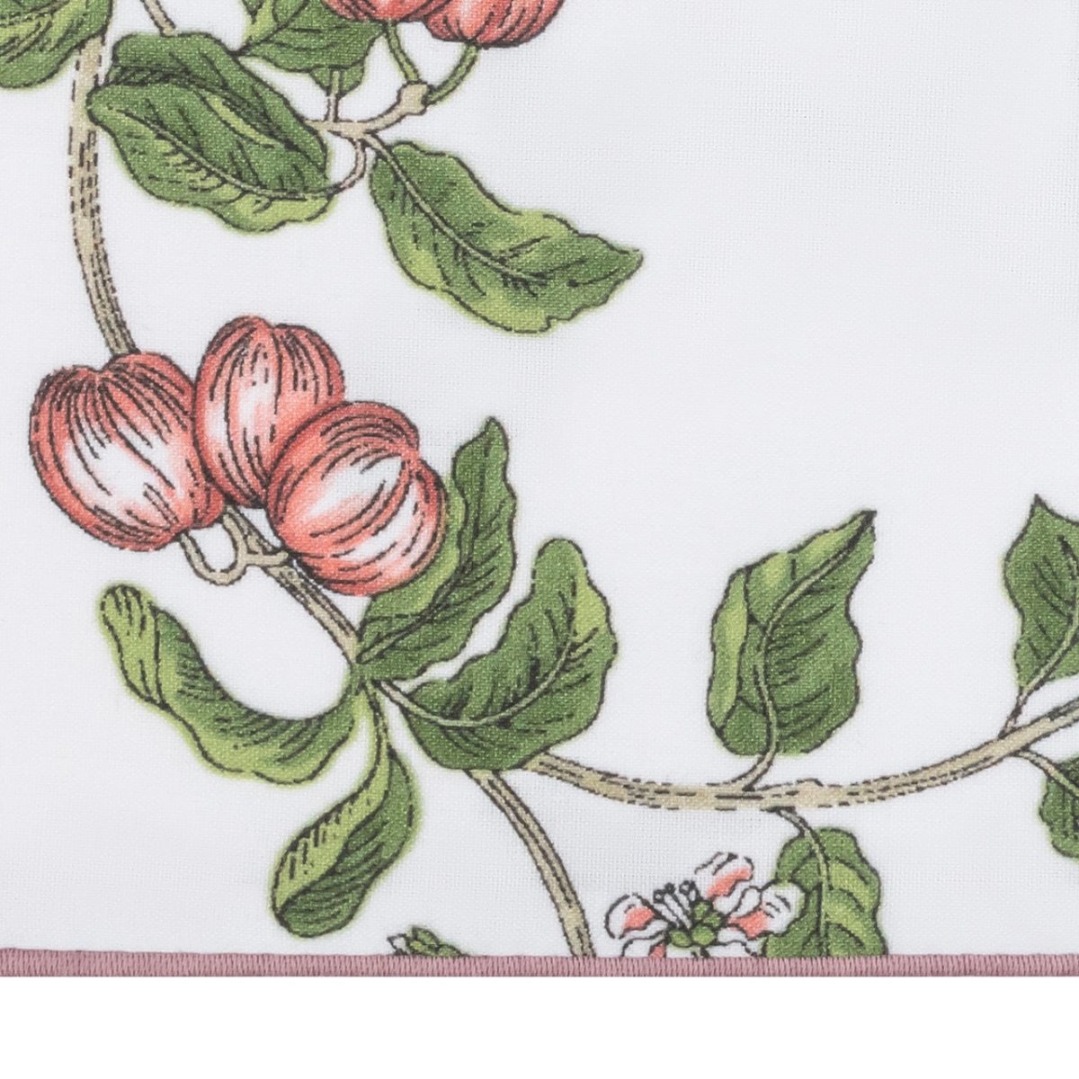 Pajamas Fabric Swatch - Matouk Baudin Butterfly Pink - Fig Linens and Home 2