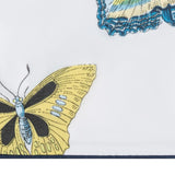 Pajamas Fabric Swatch - Matouk Baudin Butterfly Blue - Fig Linens and Home 2