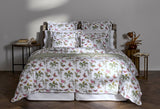Baudin Butterfly Pink Bedding by Matouk Schumacher Pink King Flat Sheet 114 x 112 at FIG LINENS AND HOME 1
