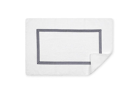 Tub Mat - Bel Tempo Navy Blue Bath Mat | Matouk at Fig Linens and Home