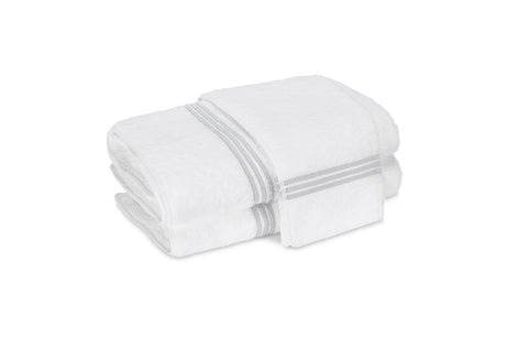 Bel Tempo Silver Bath Towels | Matouk at Fig Linens and Home