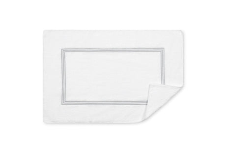 Tub Mat - Bel Tempo Silver Bath Mat | Matouk at Fig Linens and Home