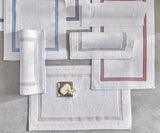 Bel Tempo Bath Rugs by Matouk at Fig Linens and Home | Cotton Non-Slip Bathroom Floor Rug