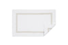 Bathroom Rug in Almond | Bel Tempo Bath Rug by Matouk at Fig Linens and Home