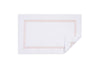 Bathroom Rug in Blush Pink | Bel Tempo Bath Rug by Matouk at Fig Linens and Home