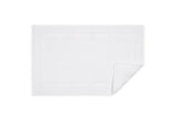 Bathroom Rug in White | Bel Tempo Bath Rug by Matouk at Fig Linens and Home