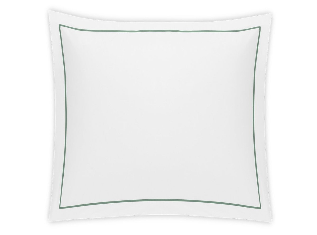 Euro Square Sham - Matouk Bergamo Giza Cotton Bedding in Celadon