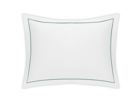 Standard Pillow Sham - Matouk Bergamo Giza Cotton Bedding in Celadon