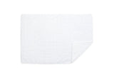 Matouk Cairo Towels in White with White | Fig Linens and Home - Plain non-quilted Tub Mat