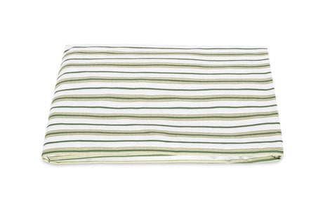Fitted Bottom Sheet - Calypso Palm Green Bedding by Matouk Schumacher at Fig Linens and Home