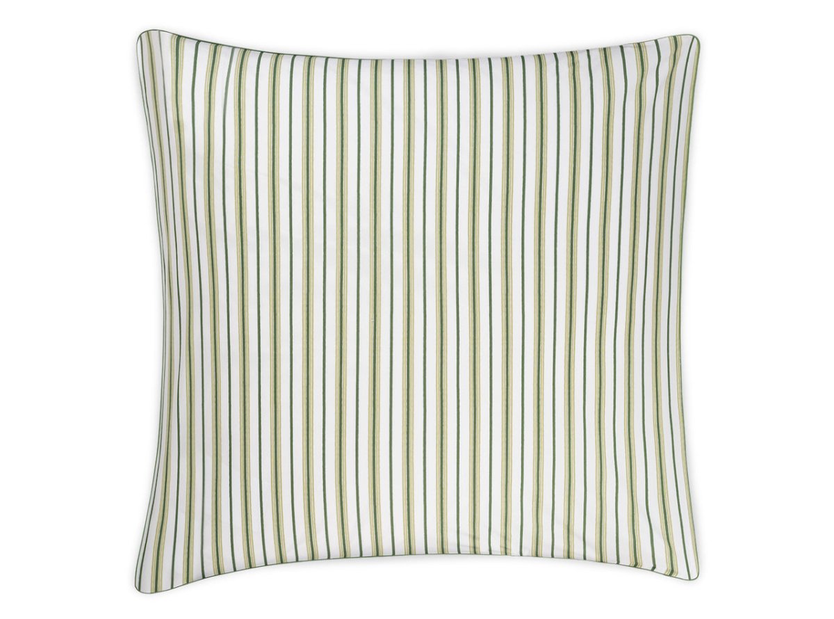 Euro Square Sham - Calypso Palm Green Bedding by Matouk Schumacher at Fig Linens and Home