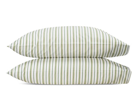 Pillowcases - Calypso Palm Green Bedding by Matouk Schumacher at Fig Linens and Home