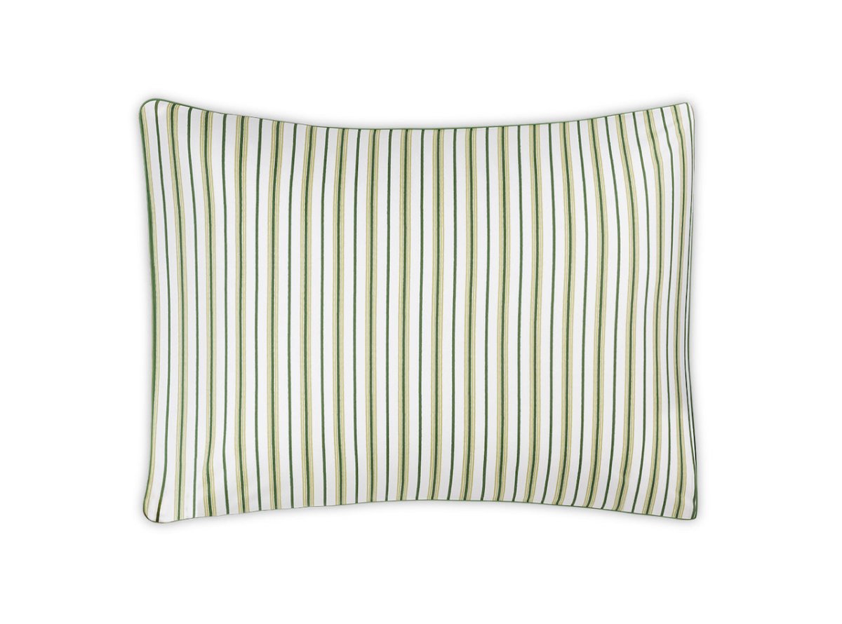 Pillow Sham - Calypso Palm Green Bedding by Matouk Schumacher at Fig Linens and Home