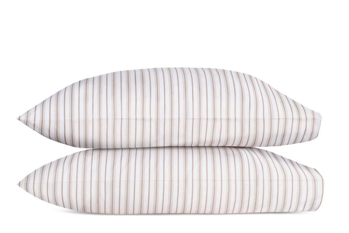 Pillowcases - Calypso Pebble Bedding by Matouk Schumacher at Fig Linens and Home