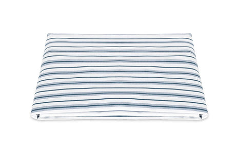 Fitted Bottom Sheet - Calypso Prussian Blue Bedding by Matouk Schumacher at Fig Linens and Home