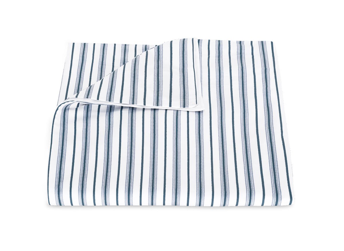 Duvet Cover - Calypso Prussian Blue Bedding by Matouk Schumacher at Fig Linens and Home