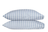 Pillowcases - Calypso Prussian Blue Bedding by Matouk Schumacher at Fig Linens and Home