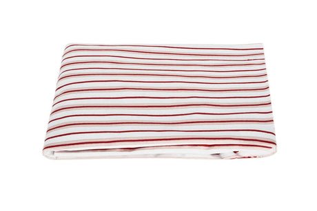 Fitted Bottom Sheet - Calypso Redberry Bedding by Matouk Schumacher at Fig Linens and Home