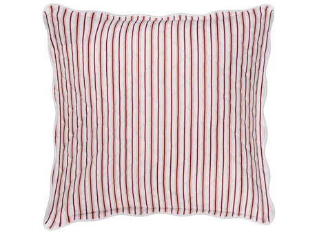 Quilted Euro Sham Redberry - Calypso Quilted Bedding by Matouk Schumacher at Fig Linens and Home