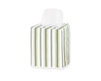 Calypso Palm Green Tissue Box Cover by Matouk Schumacher at Fig Linens and Home