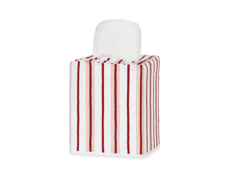 Calypso Redberry Tissue Box Cover by Matouk Schumacher at Fig Linens and Home