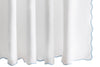 Matouk Shower Curtain - Camilla Pique Light Blue at Fig Linens and Home
