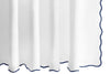 Matouk Shower Curtain - Camilla Pique Navy Blue at Fig Linens and Home