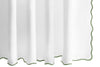 Matouk Shower Curtain - Camilla Pique Palm Green at Fig Linens and Home