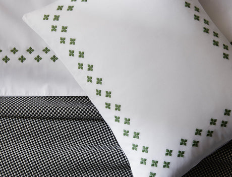 Matouk Casablanca Percale Bedding at Fig Linens and Home - Lifestyle View 3