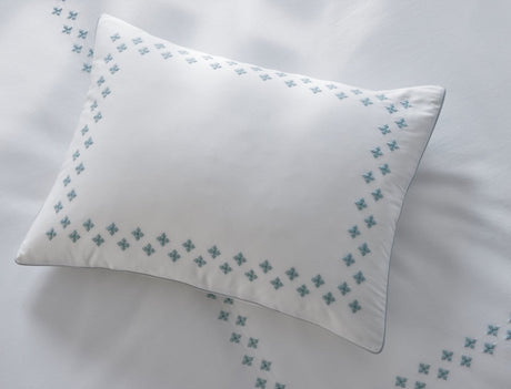 Matouk Casablanca Percale Bedding at Fig Linens and Home - Lifestyle View 2