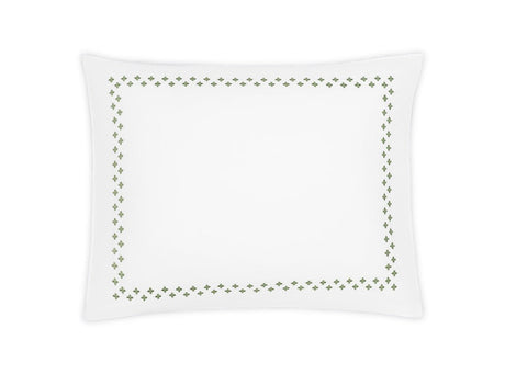 Matouk Casablanca Pillow Sham in Clover at Fig Linens and Home