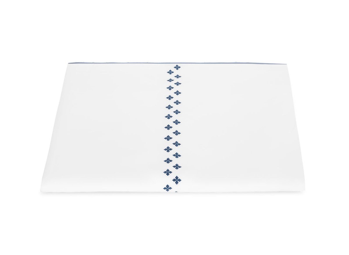 Matouk Casablanca Duvet Cover in Indigo at Fig Linens and Home
