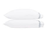 Matouk Casablanca Pillowcases in Indigo at Fig Linens and Home