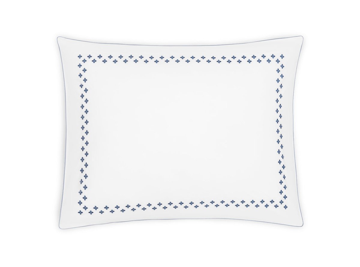 Matouk Casablanca Pillow Sham in Indigo at Fig Linens and Home