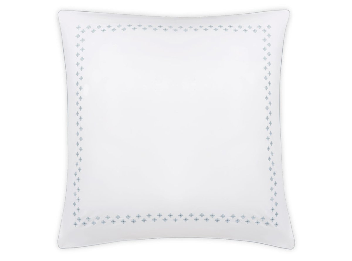 Matouk Casablanca Euro Sham in Pool at Fig Linens and Home