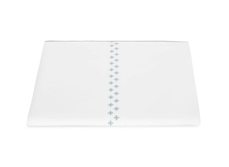 Matouk Casablanca Duvet Cover in Pool at Fig Linens and Home
