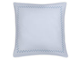 Matouk Casablanca Euro Sham in Sky Blue at Fig Linens and Home