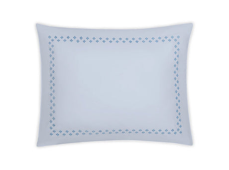 Matouk Casablanca Pillow Sham in Sky Blue at Fig Linens and Home