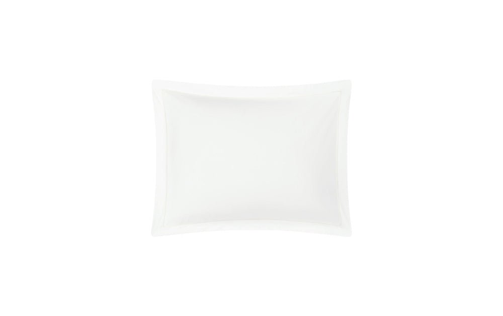 Matouk Ceylon Satin Stitch Bone Boudoir Sham | Fig Linens and Home