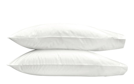 Matouk Ceylon Satin Stitch Bone Pillowcases | Fig Linens and Home