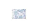 Matouk Tillett Chrysanthemum Quilted Boudoir Sham Blue at Fig Linens and Home